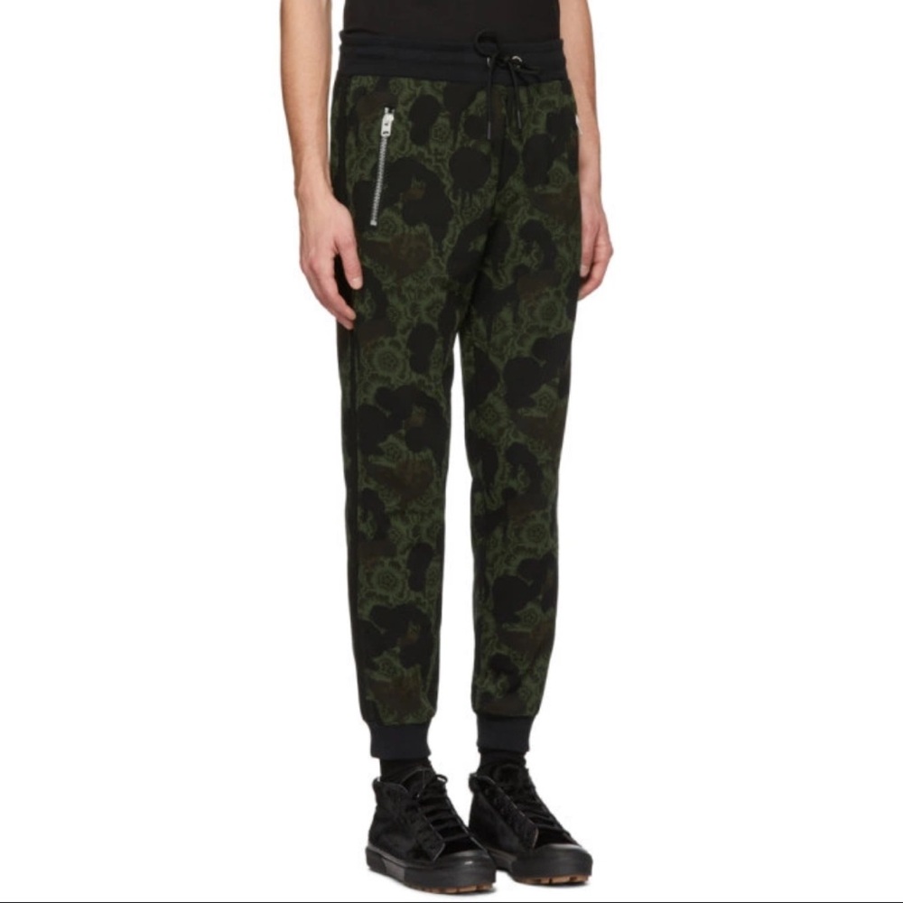 Coach 1941 Wild Beast Floral Mascot Track Pants Green S NWT $195 - Picture 2 of 9